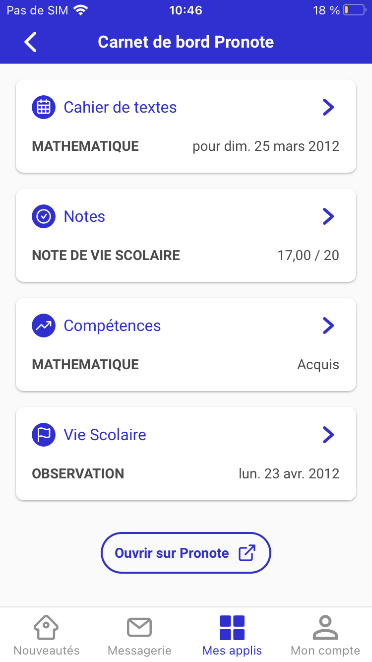 NEOPocket_Pronote_carnet de bord.PNG