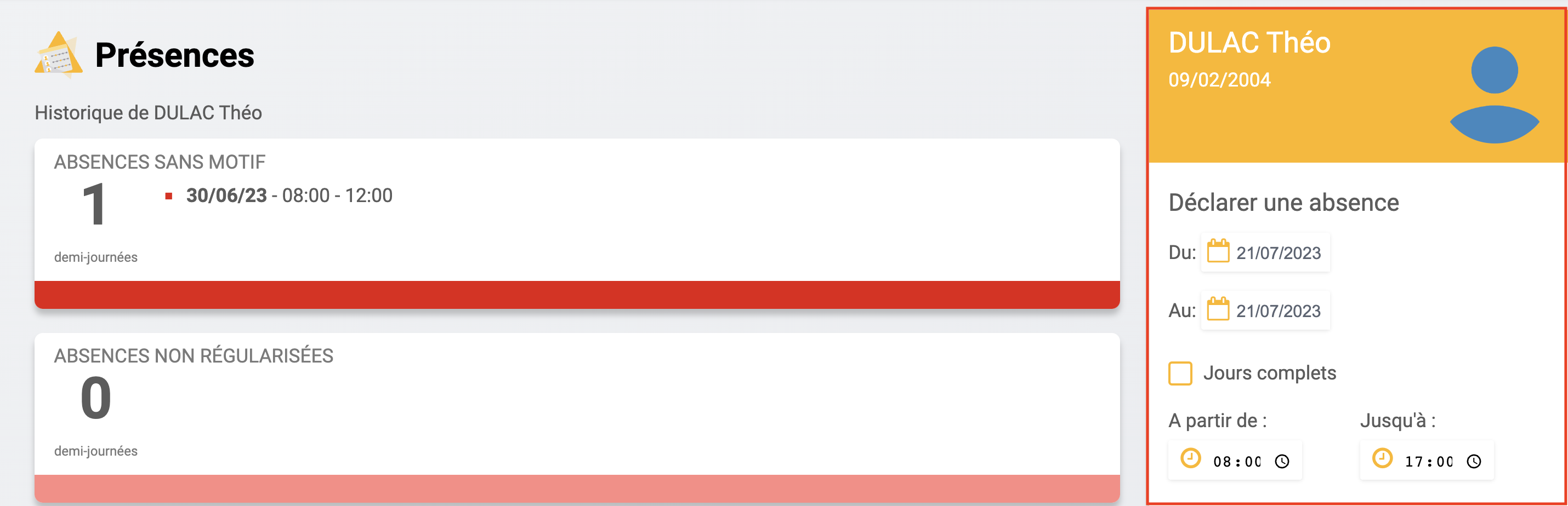 Parent - déclarer une absence 1.png